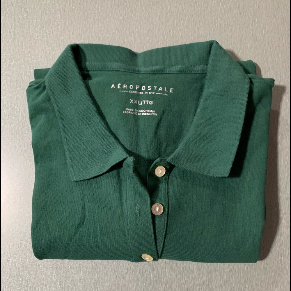 Aeropostale long sleeve polo uniform style